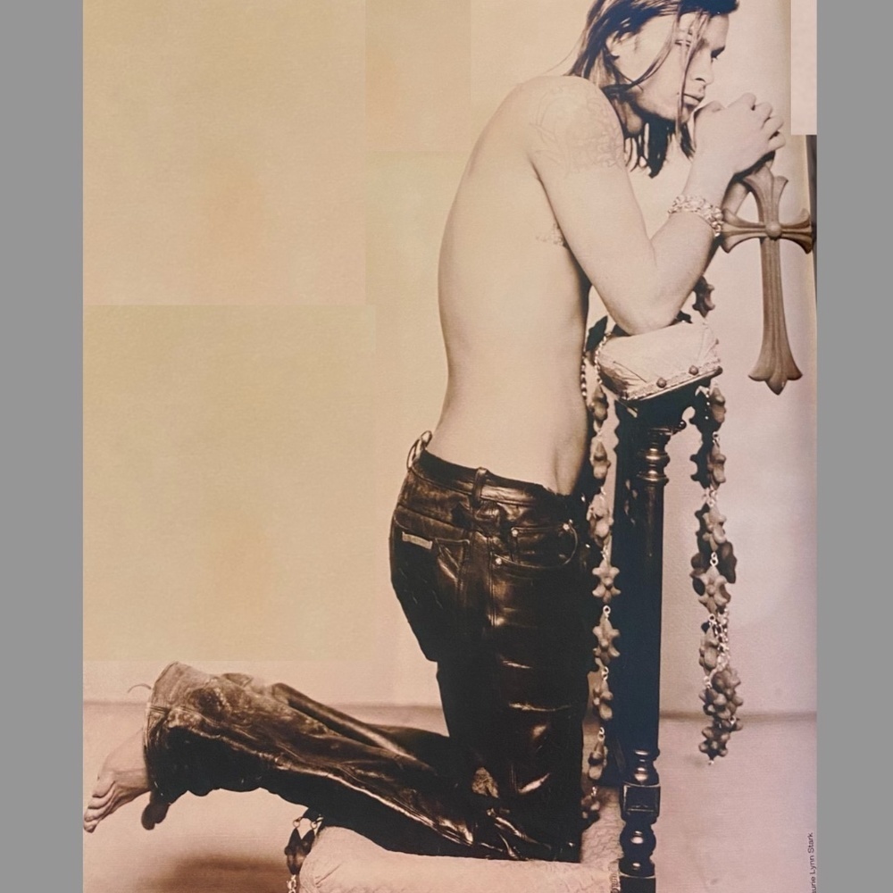 CHROME HEARTS - Men's Black Leather Pants